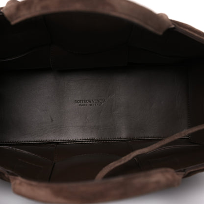 Bottega Veneta Suede Foulard Intrecciato Small Arco Tote Brownie 6 of 12