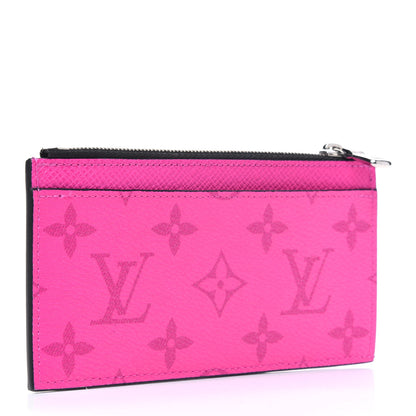 Louis Vuitton Taigarama Coin Card Holder Fuchsia 2 of 3
