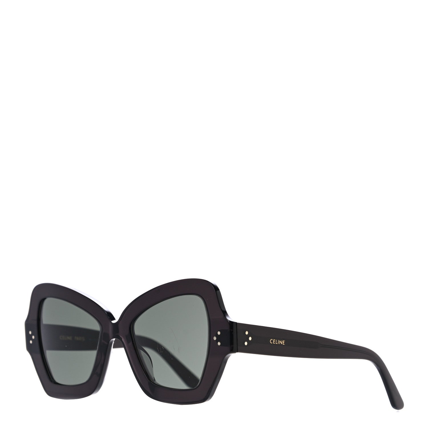 Celine Acetate Butterfly Sunglasses CL 40067I Black 1 of 7