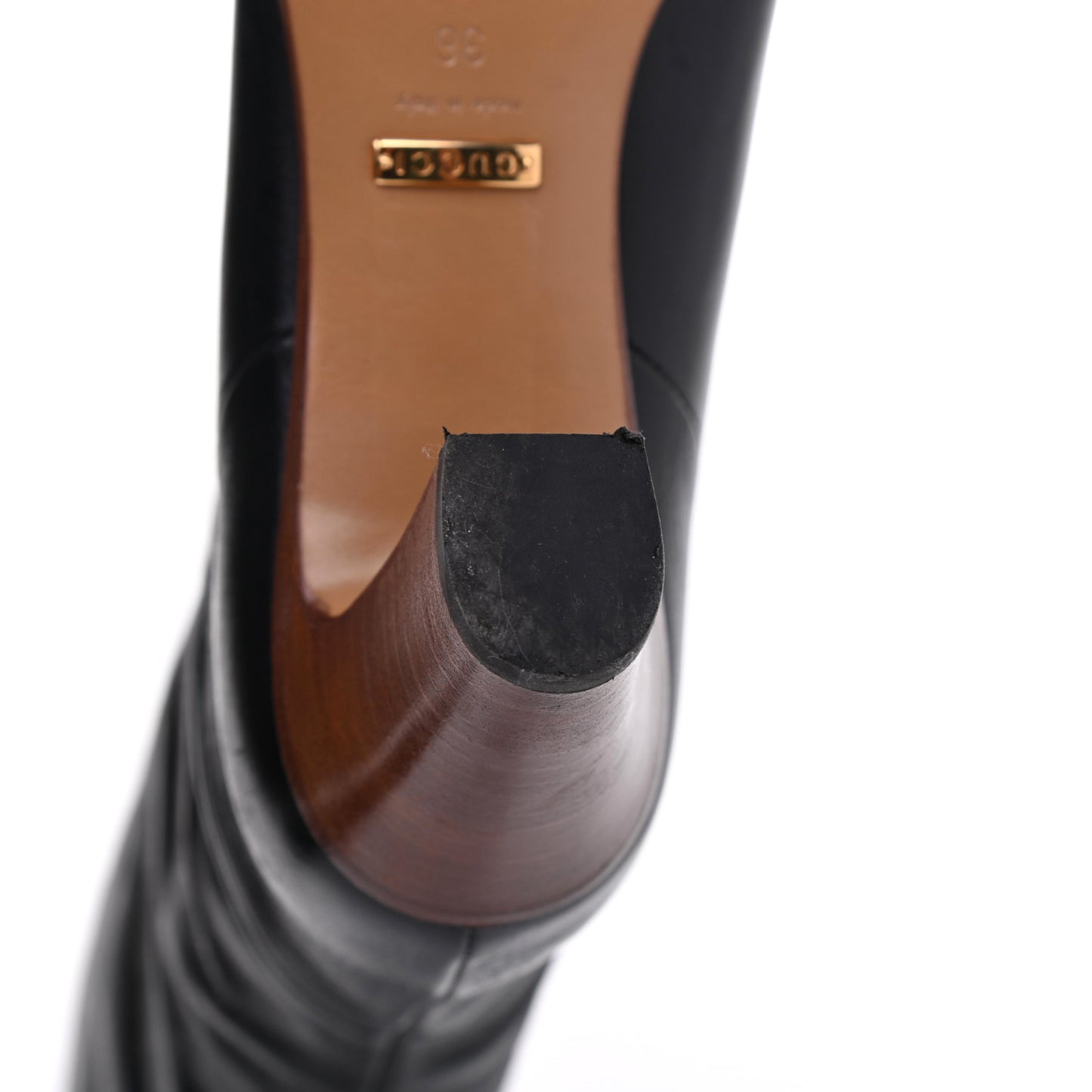 Calfskin Piuma Lux Energy High Boots 36 Black