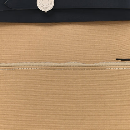 Hermes Vache Hunter Toile Herbag Zip 31 PM Trench Bleu Indigo 10 of 18