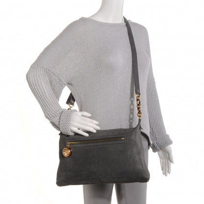 Fendi Vitello Savana Forever Crossbody Grigio Tartaruga Natural 2 of 8