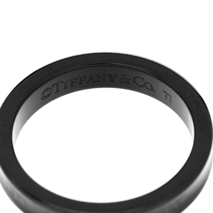 Tiffany Titanium 4mm Narrow 1837 Ring 56 7.5 4 of 4