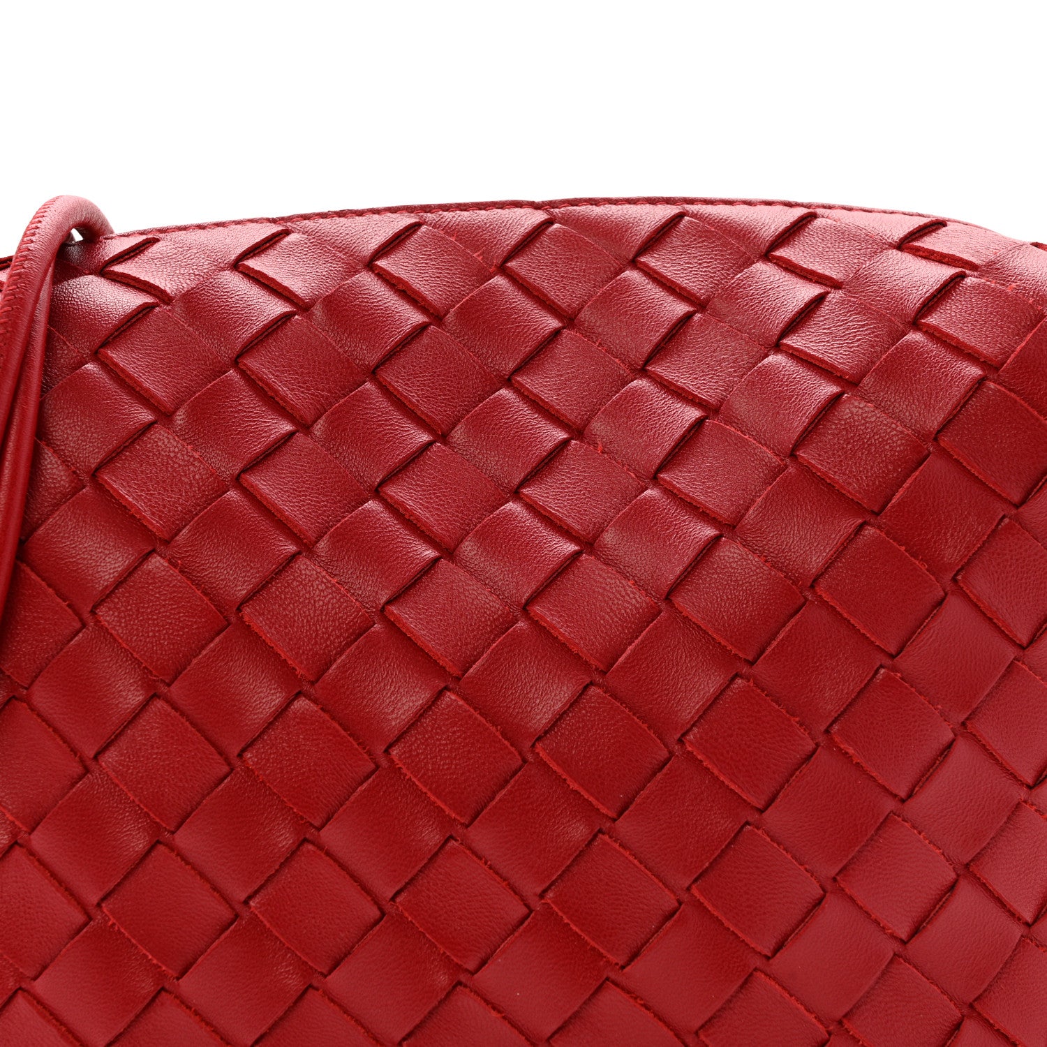 Bottega Veneta Nappa Intrecciato Small Loop Camera Bag Apple Candy 7 of 12