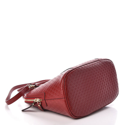 Gucci Microguccissima Medium Dome Bag Red 4 of 10