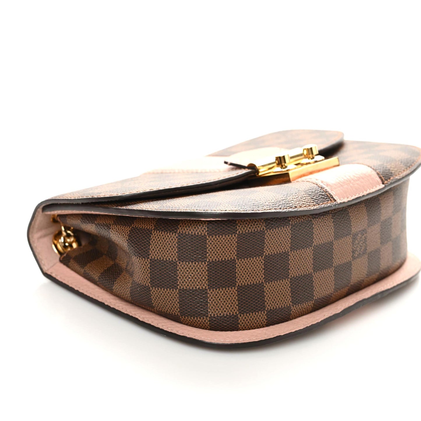 Damier Ebene Cuir Taurillon Wight Magnolia