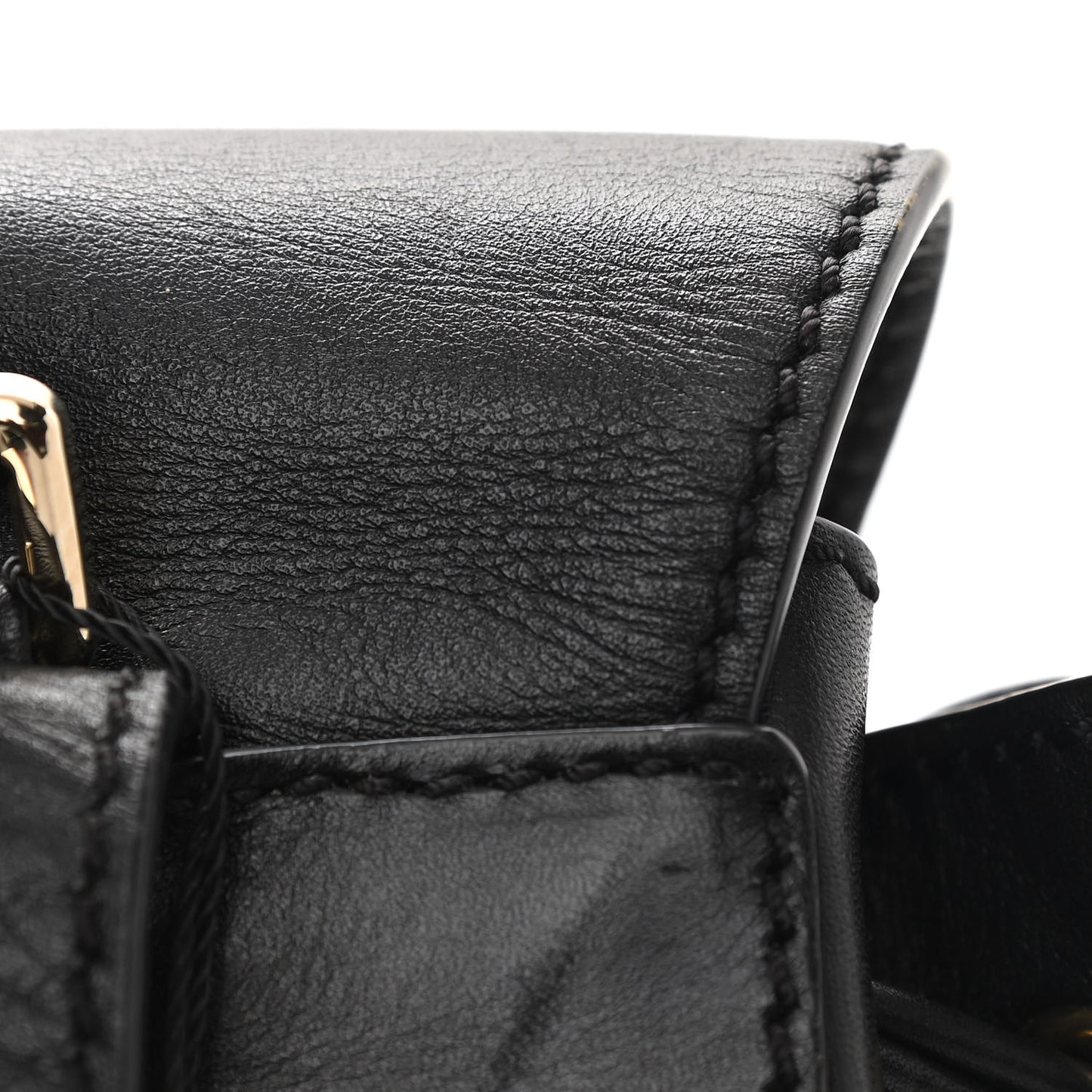 Vitello Rockstud Demilune Backpack Black