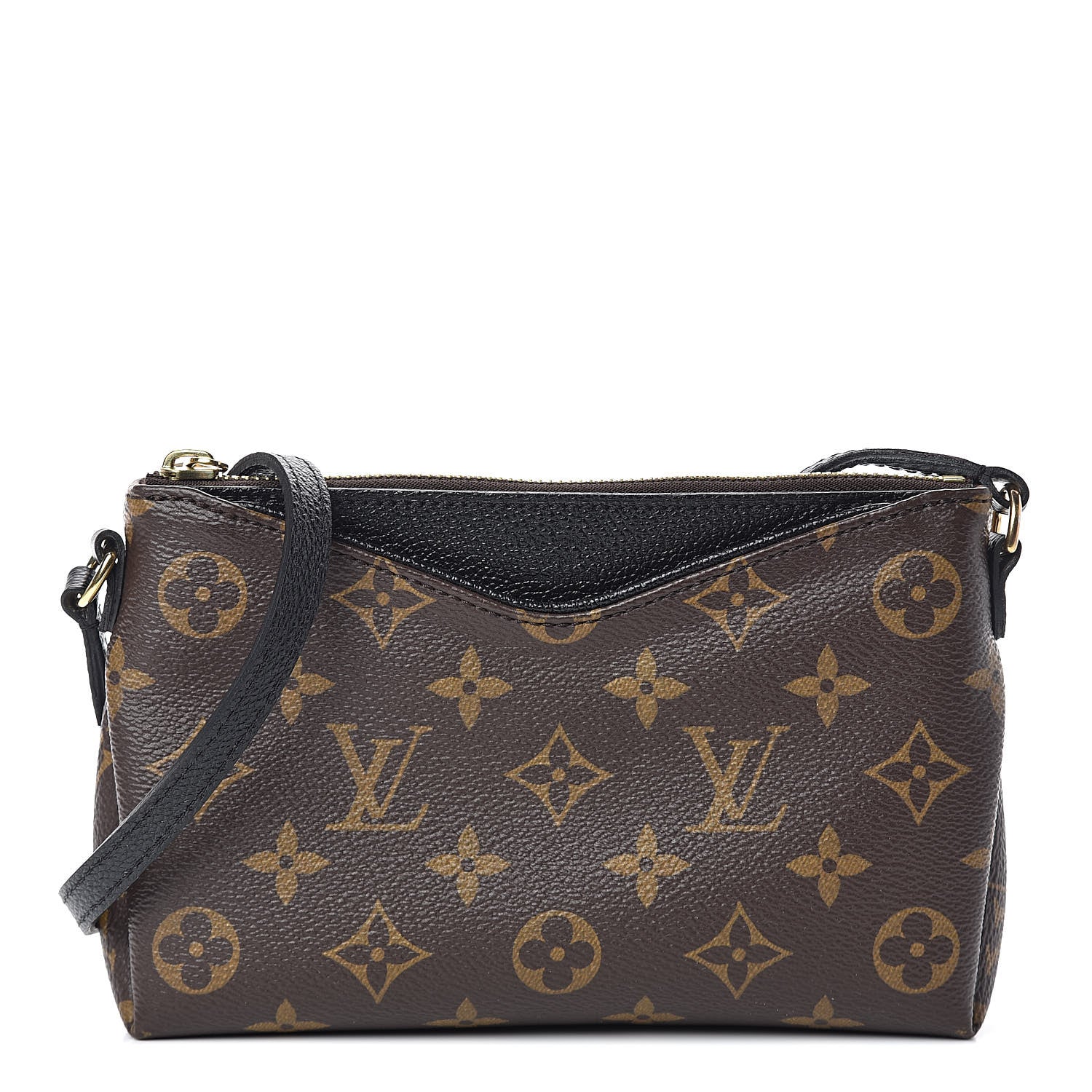 Louis Vuitton Monogram Pallas Crossbody Black 1 of 9