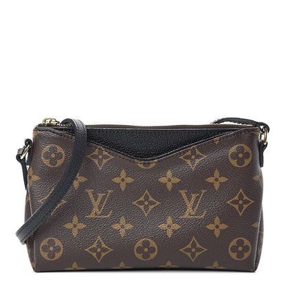 Louis Vuitton Monogram Pallas Crossbody Black 1 of 9