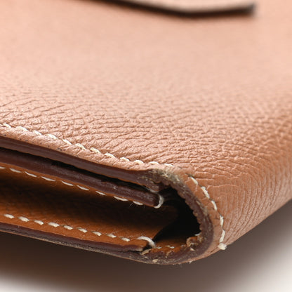 Hermes Epsom Bearn Gusset Wallet Gold 10 of 13