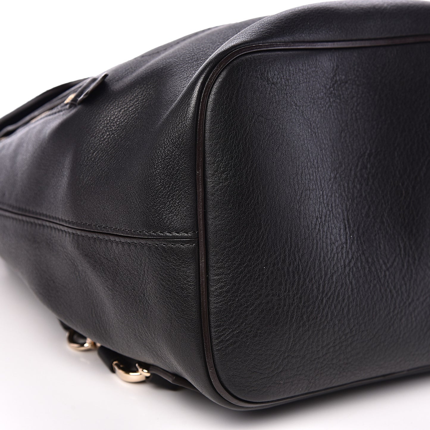 Suede Calfskin Medium Faye Backpack Black