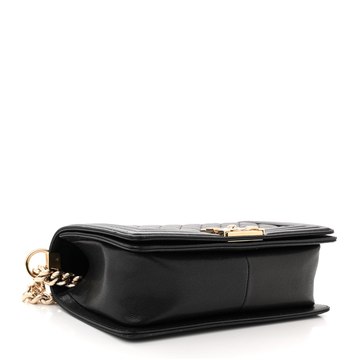 Chanel Caviar Quilted Medium Boy Flap Black 4 of 10