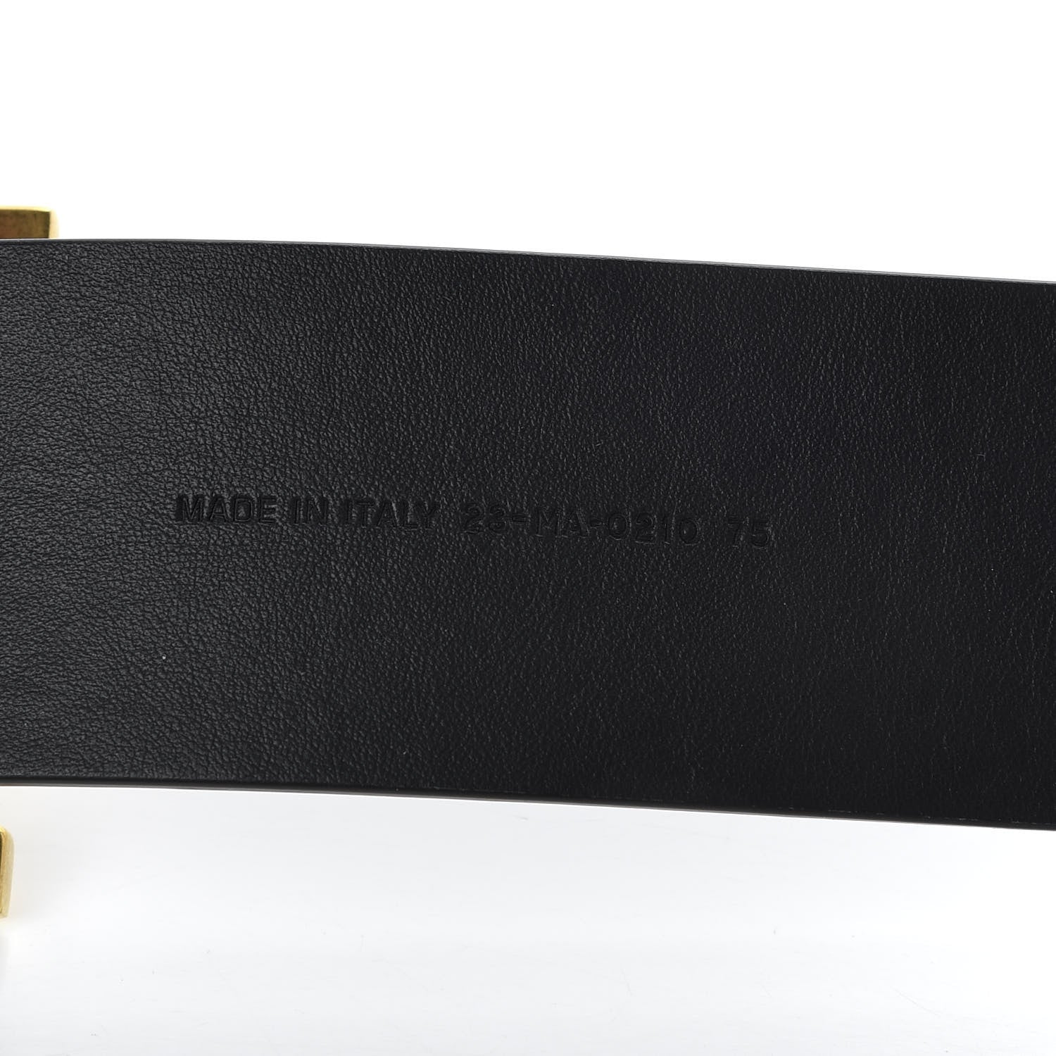 Christian Dior Calfskin Diorquake Belt 75 Black 4 of 6
