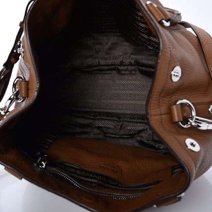 Prada Vitello Daino Tote Cannella 6 of 8
