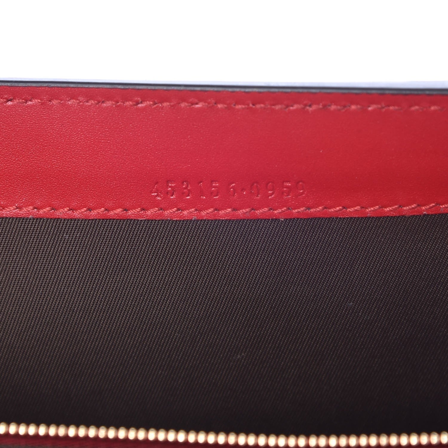 Gucci Guccissima Padlock Clutch Hibiscus Red 7 of 10