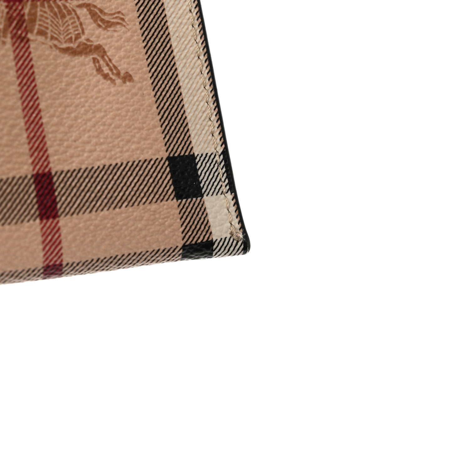 Haymarket Check Peyton Crossbody Clutch Bag Toffee