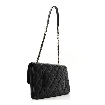 Chanel Lambskin Quilted Medium Trendy CC Flap Black 3 of 9