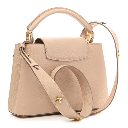 Louis Vuitton Taurillon Mechanical Flowers Smile Capucines BB Beige 2 of 8