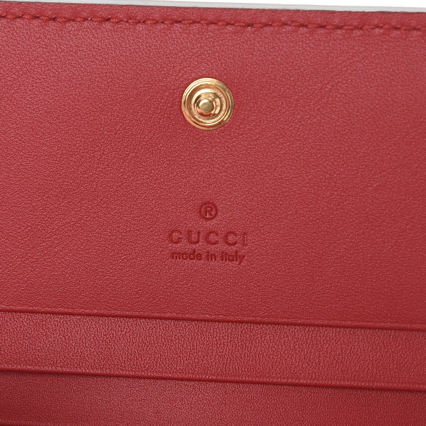 GG Supreme Monogram Blooms Card Case Beige Blue Navy Hibiscus Red