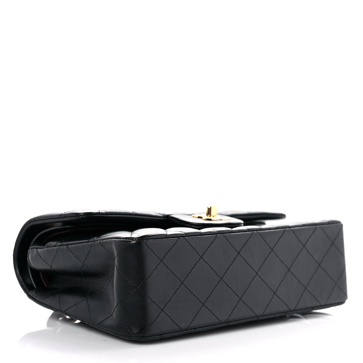 Chanel Lambskin Quilted Small Double Flap Black 4 of 15