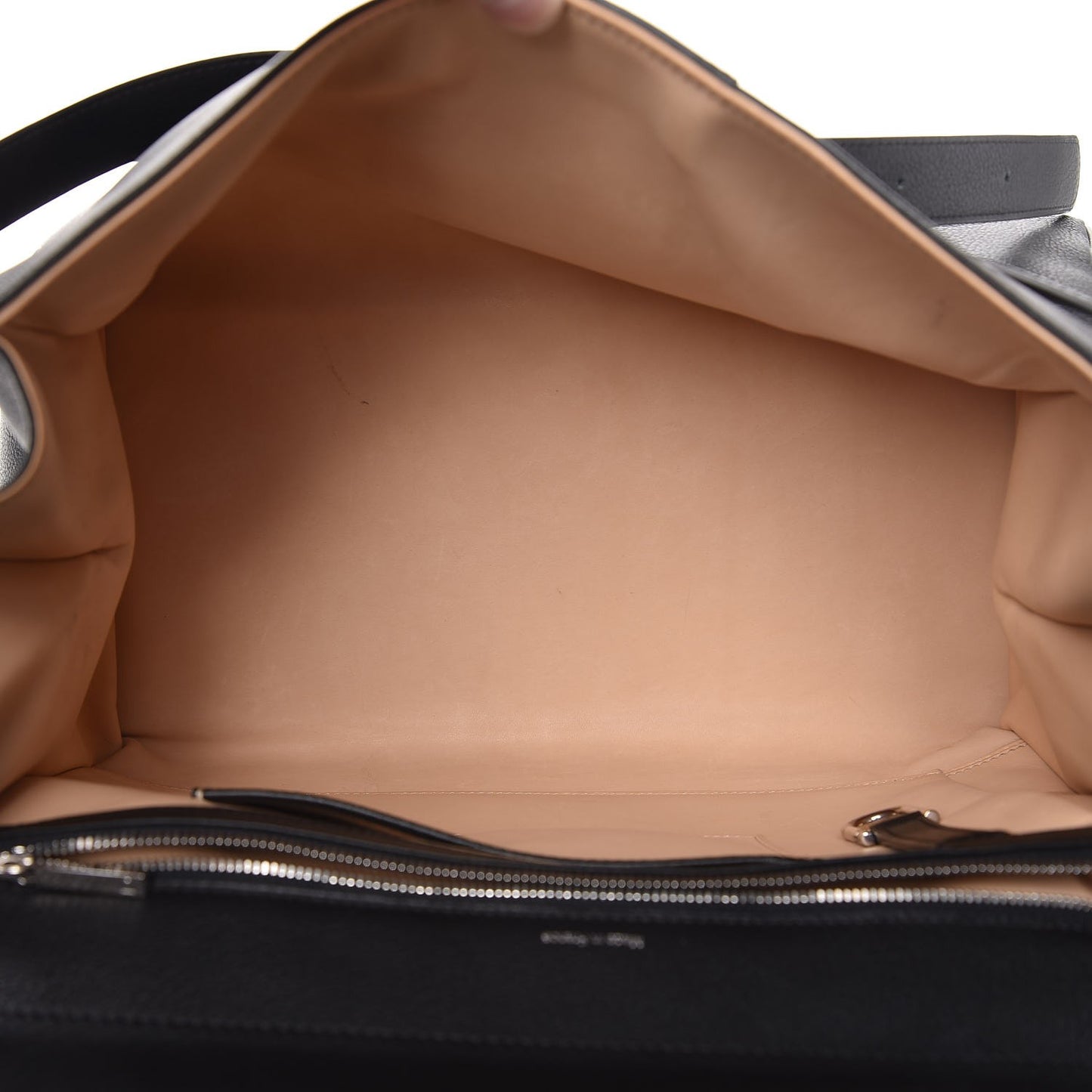 Grained Calfskin GM Brillant Satchel Black