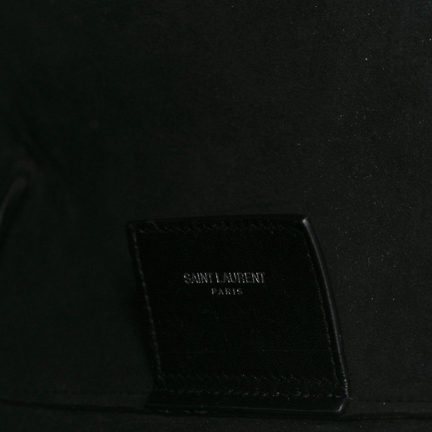 Saint Laurent Textured Patent Large Shopping Tote Black 7 of 11