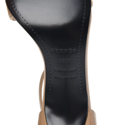 Hermes Calfskin Premiere 70 Sandals 36.5 Beige 7 of 8