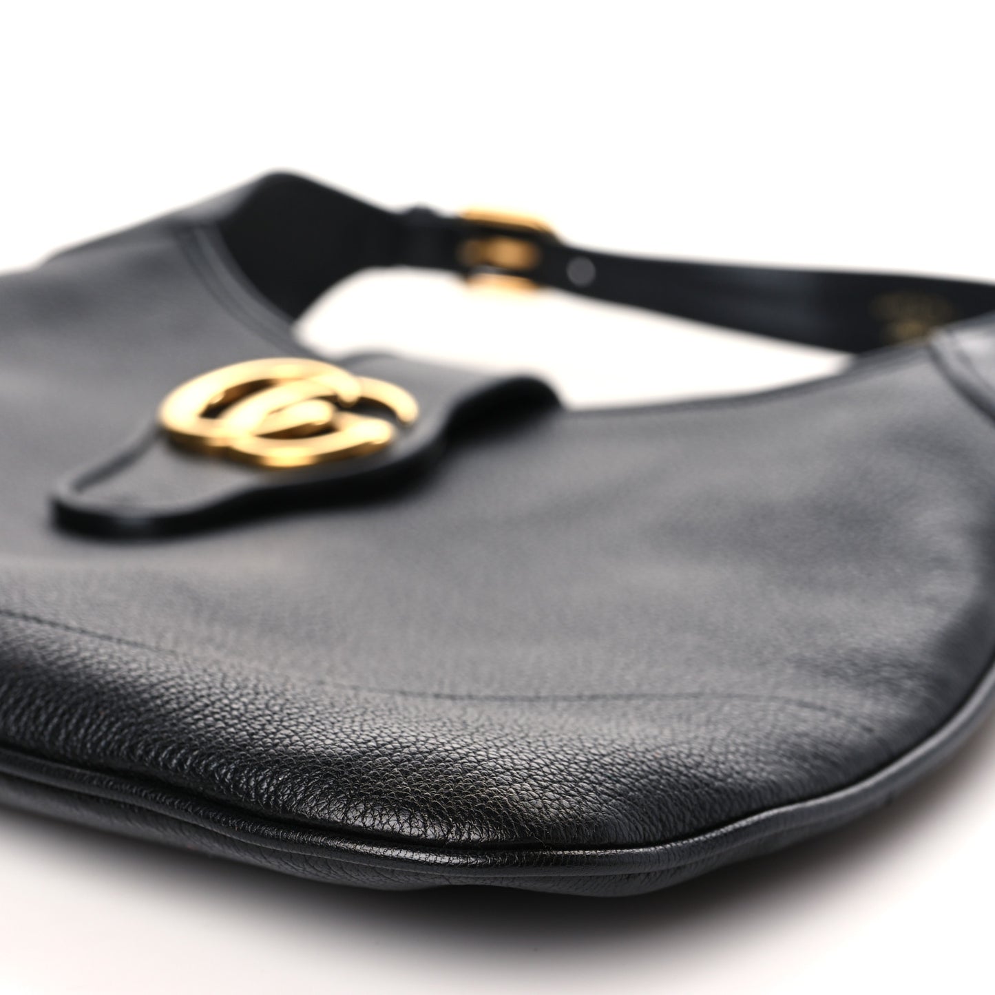 Goatskin Medium Aphrodite Shoulder Bag Black