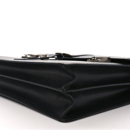 Salvatore Ferragamo Pigskin Chelsea Briefcase Black 8 of 8