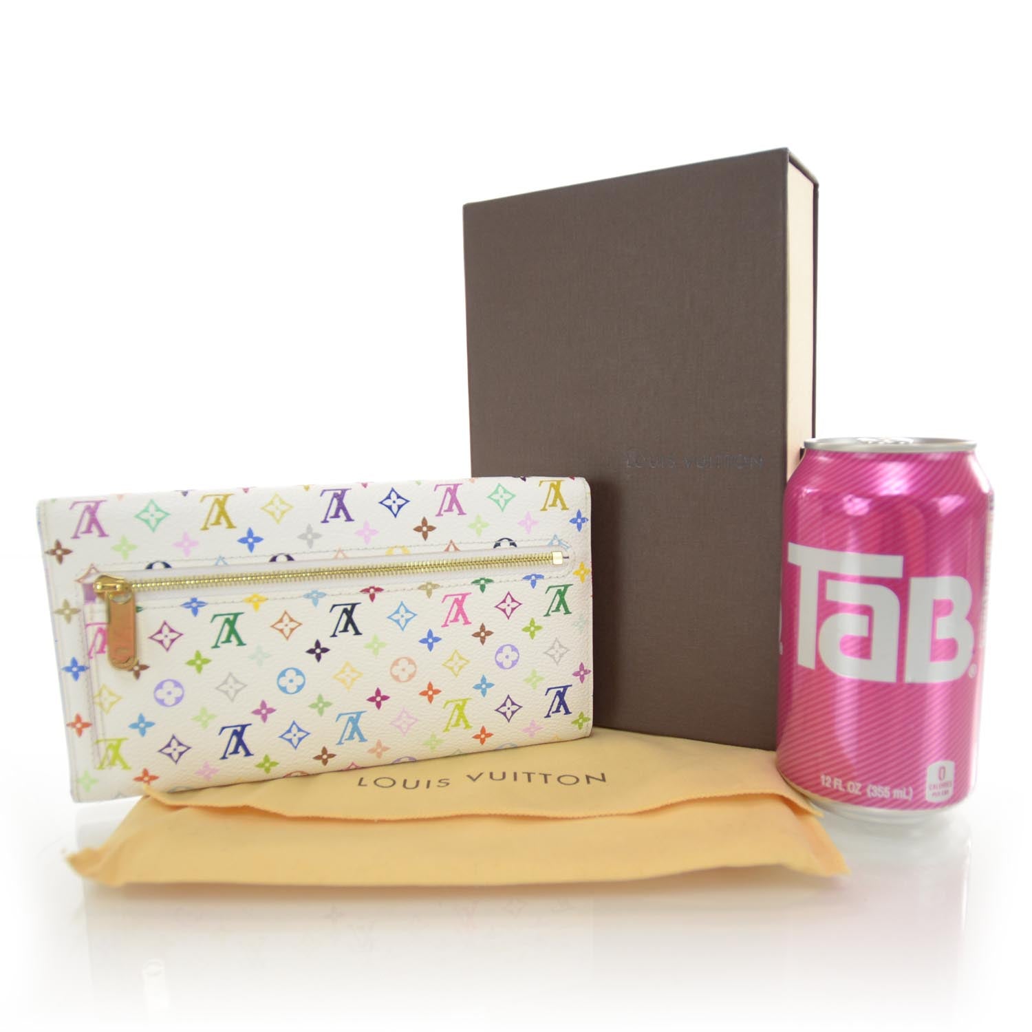 Louis Vuitton Monogram Multicolor Eugenie Wallet White 2 of 8