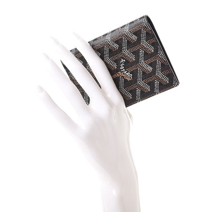 Goyard Goyardine Saint Marc Folding Card Case Black 2 of 7