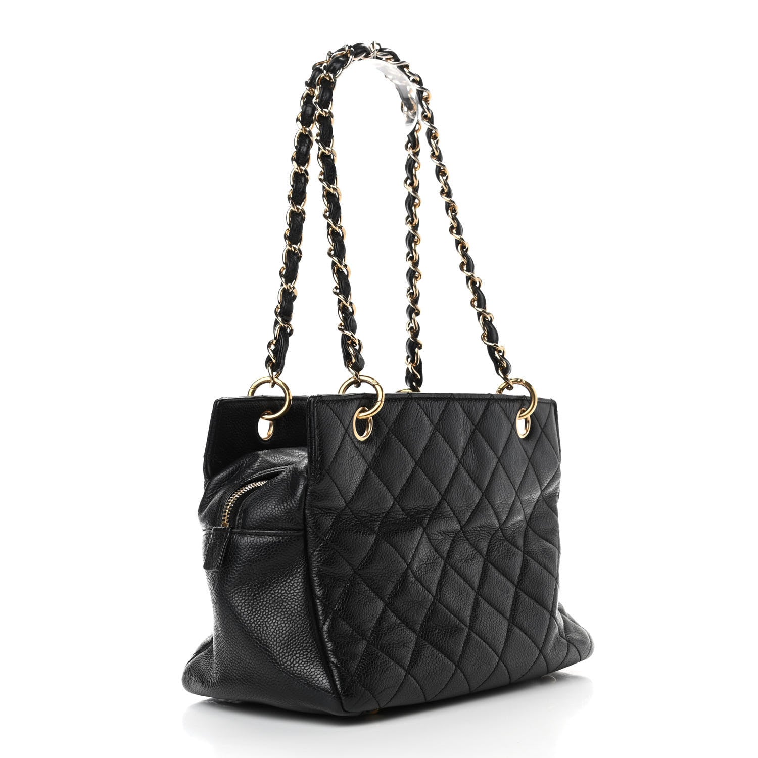 Chanel Caviar Quilted Petit Timeless Tote PTT Black 3 of 13