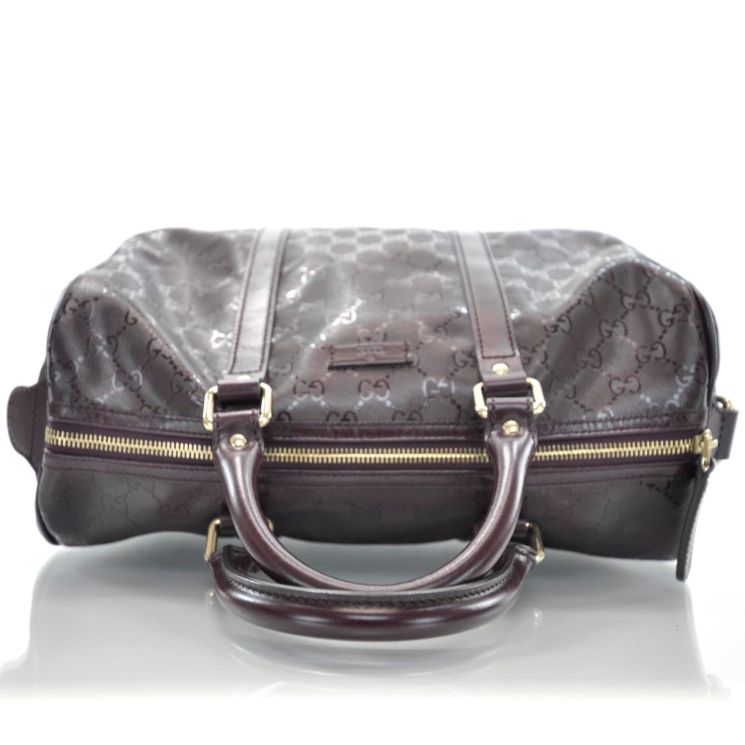 Gucci Imprime Monogram Medium Joy Boston Bordeaux 5 of 9