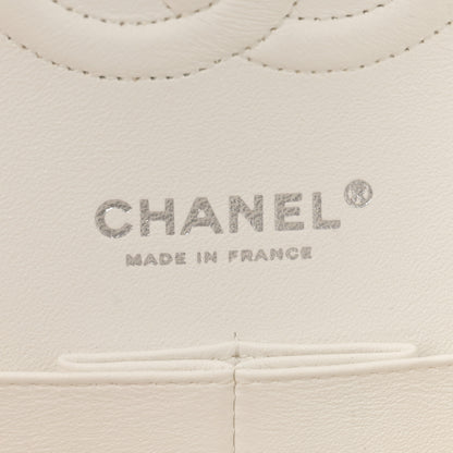 Chanel Caviar Quilted Medium Double Flap White 6 of 11