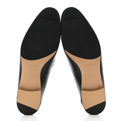 Hermes Goatskin Womens Paris Loafers 39 Black 5 of 8