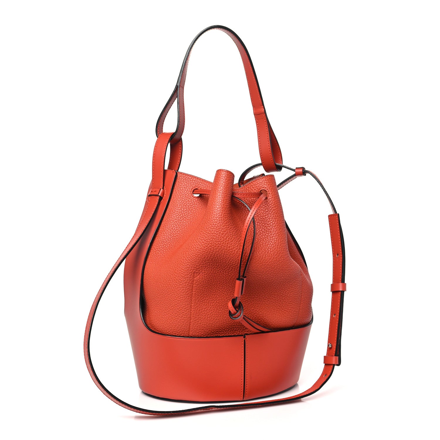 Loewe Calfskin Medium Balloon Bucket Bag Pumpkin 3 of 8