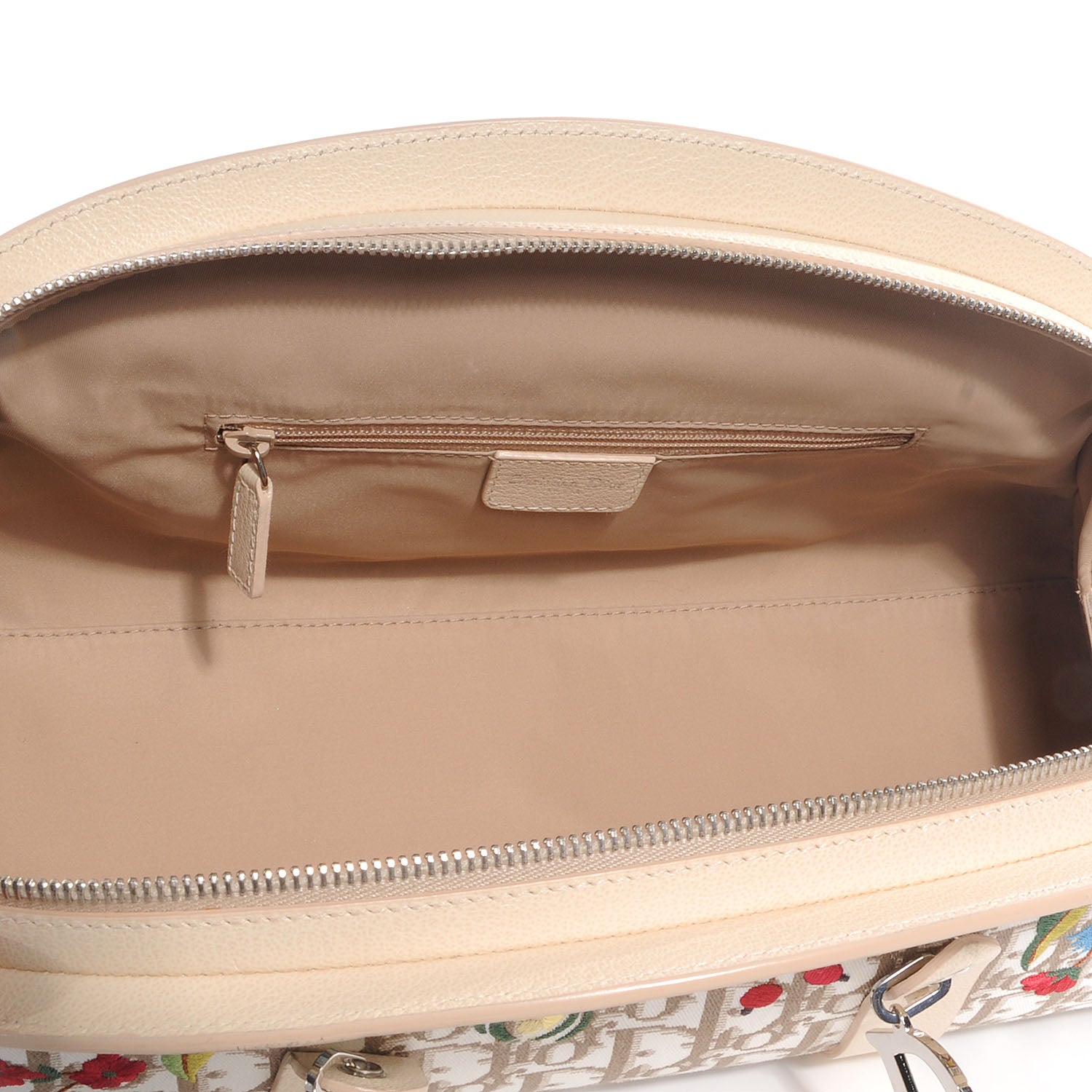 Christian Dior Monogram Vintage Flowers Frame Satchel 6 of 8