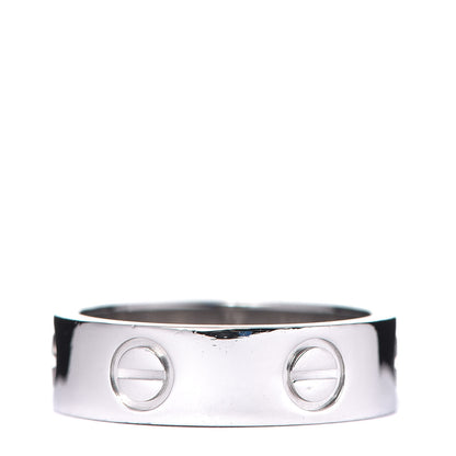 Cartier Platinum 5.5mm LOVE Ring 51 5.75 2 of 4