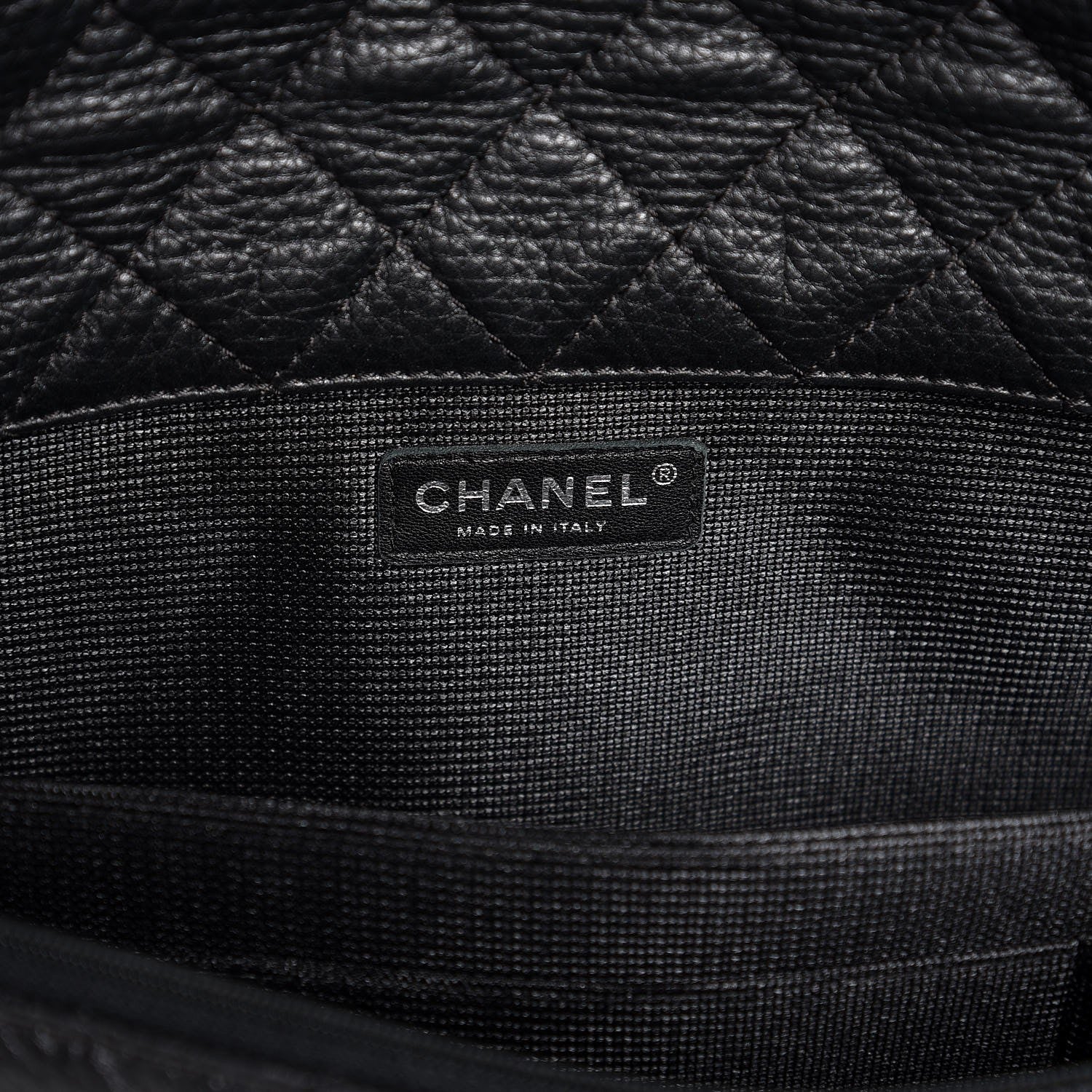 Chanel Calfskin Quilted XXL Travel Flap Bag Black 6 of 7