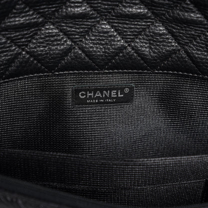 Chanel Calfskin Quilted XXL Travel Flap Bag Black 6 of 7