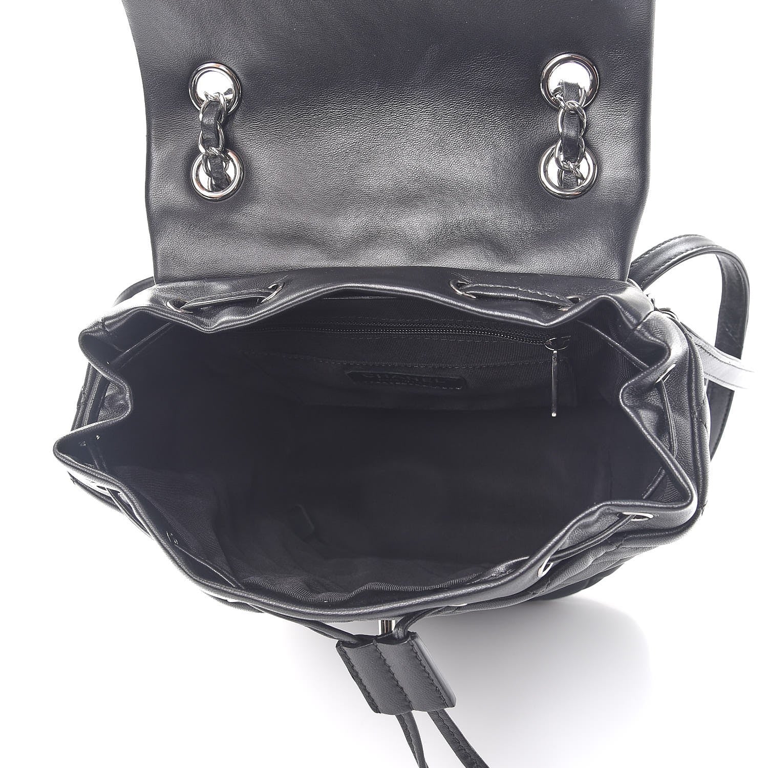 Chanel Lambskin Quilted Small Urban Spirit Backpack Black 5 of 8