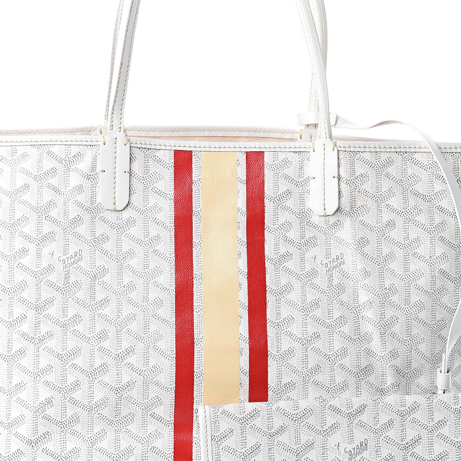 Goyard Goyardine Saint Louis PM White 6 of 8