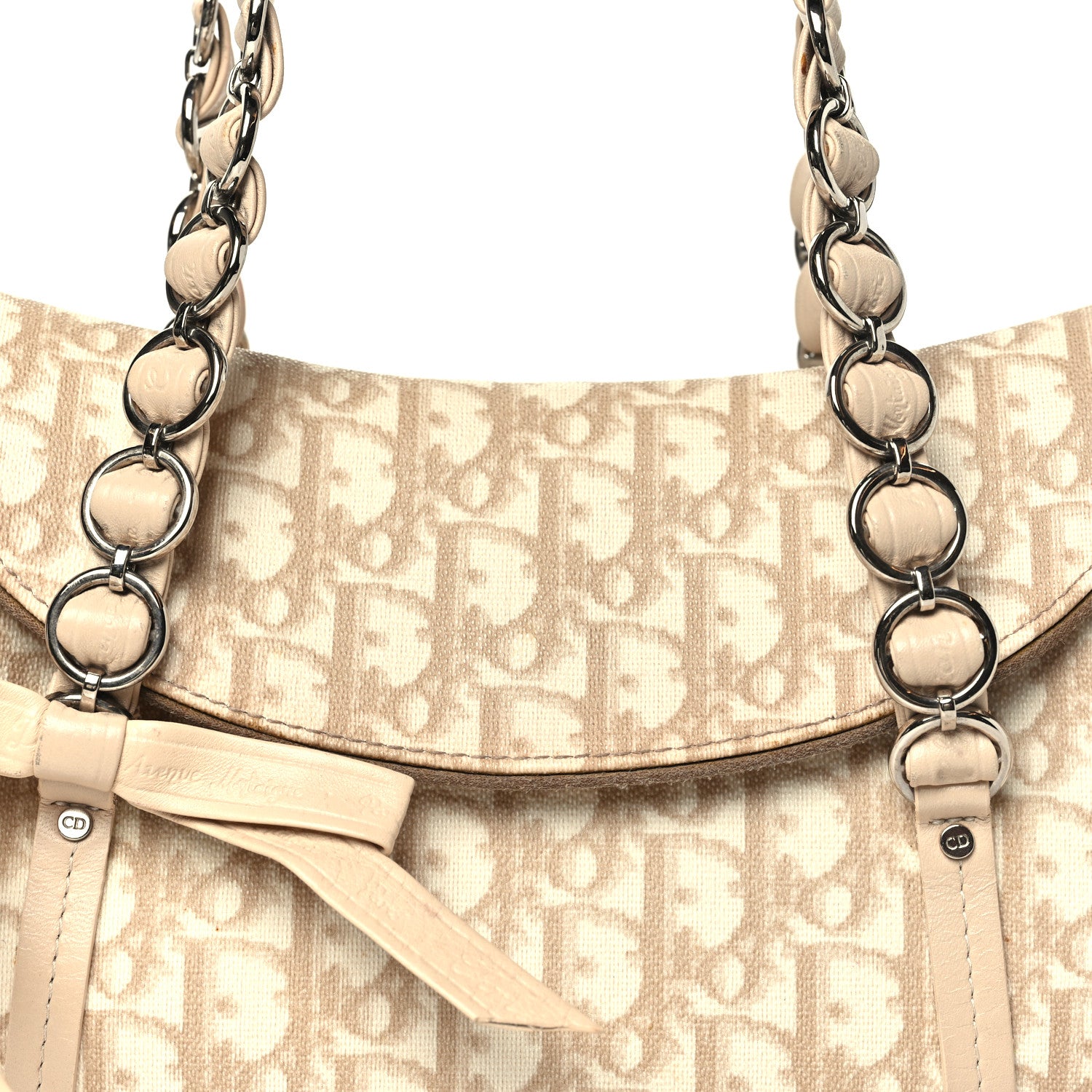 Christian Dior Monogram Romantique Trotter Bag Rose 8 of 12