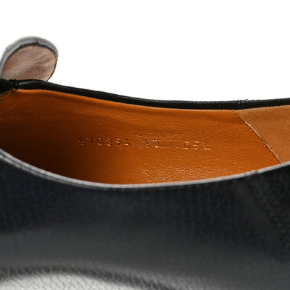Gucci Goatskin Mens Horsebit Loafers 10 Black 8 of 12