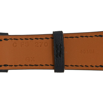 Hermes Swift 40mm Apple Watch Double Tour Band Indigo Craie Orange 4 of 4
