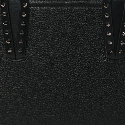 Christian Louboutin Calfskin Spikes Mini East West Cabata Tote Black 8 of 10