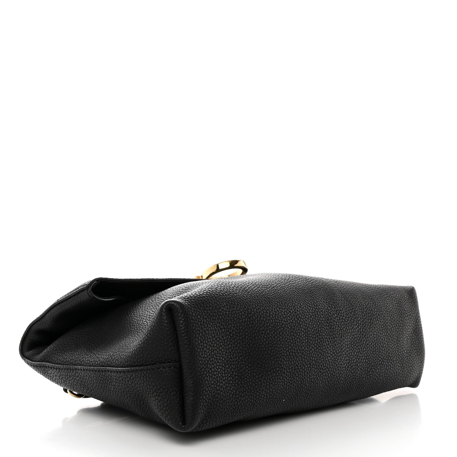 Salvatore Ferragamo Calfskin May Clutch Black 4 of 8
