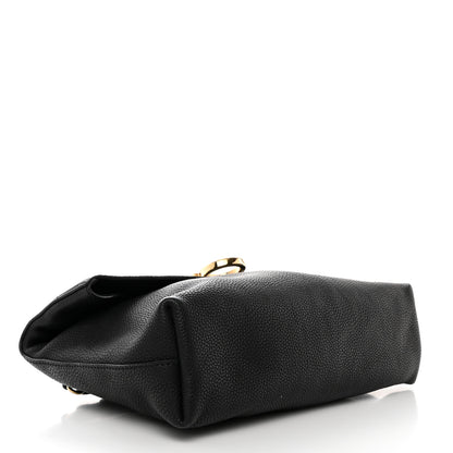 Salvatore Ferragamo Calfskin May Clutch Black 4 of 8