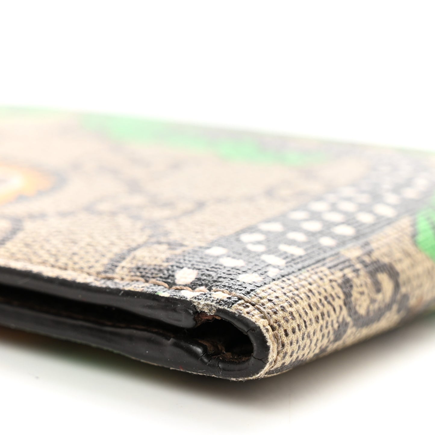 GG Supreme Monogram Bengal Bi-Fold Wallet Beige Yard