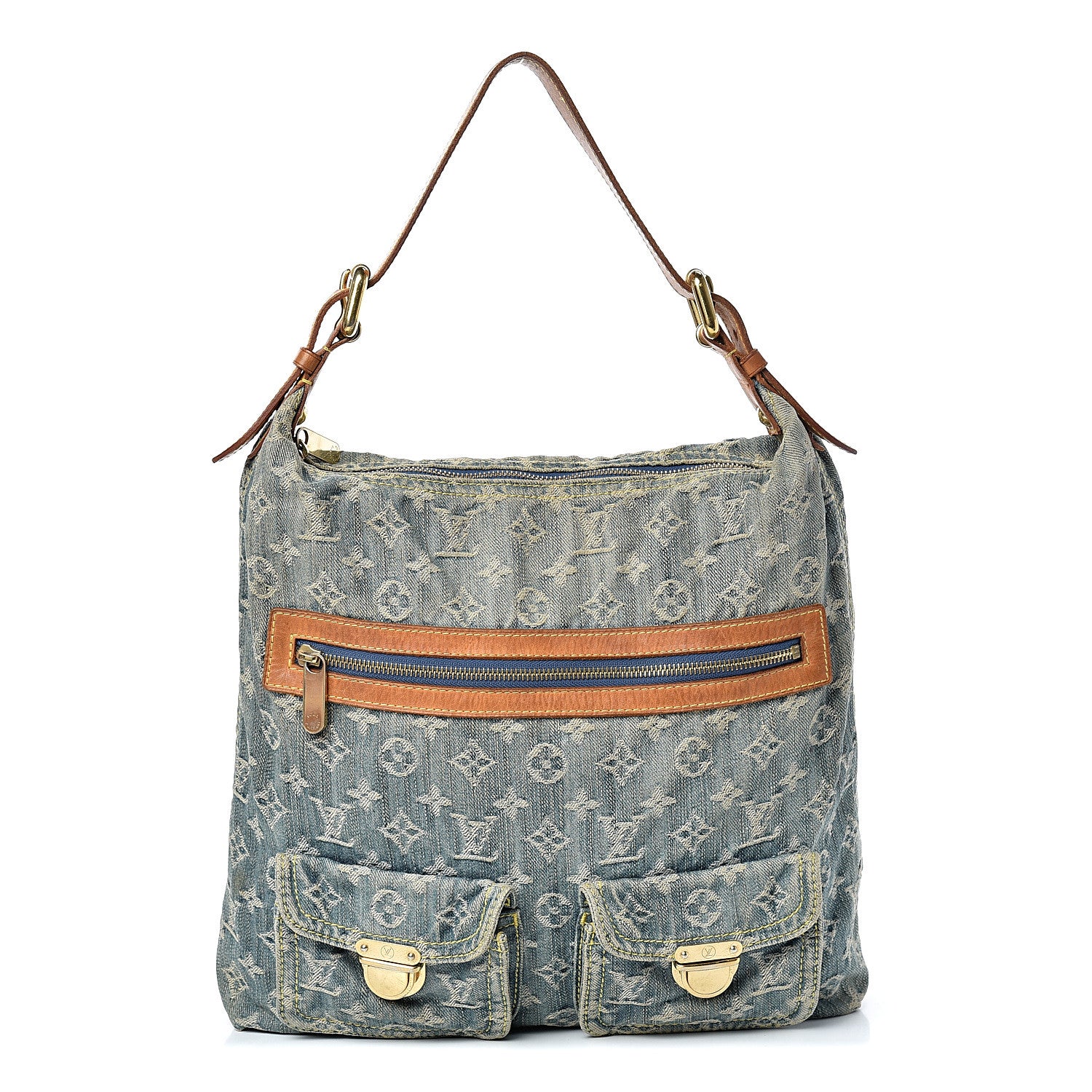 Louis Vuitton Denim Baggy GM Blue 1 of 20